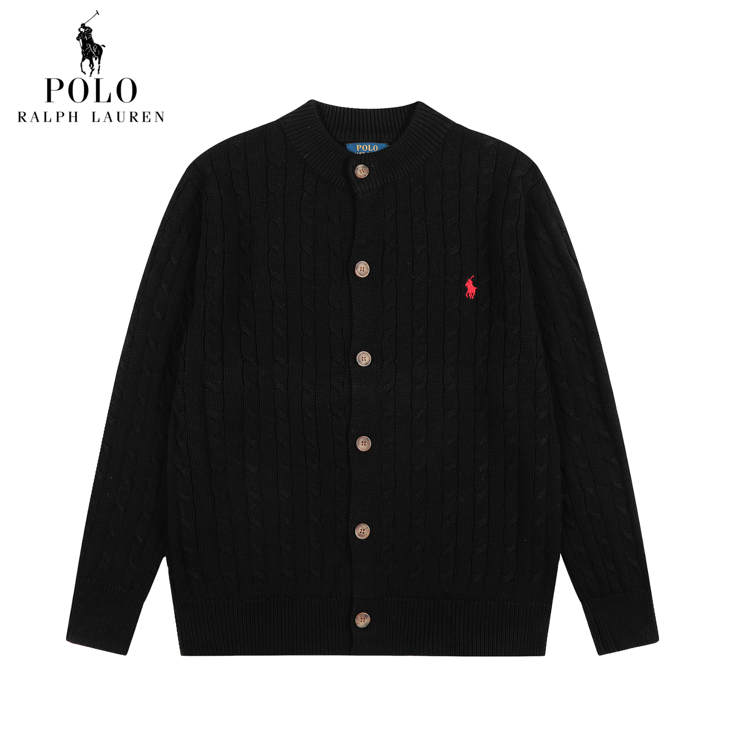 RL - Cable Knit Cardigan