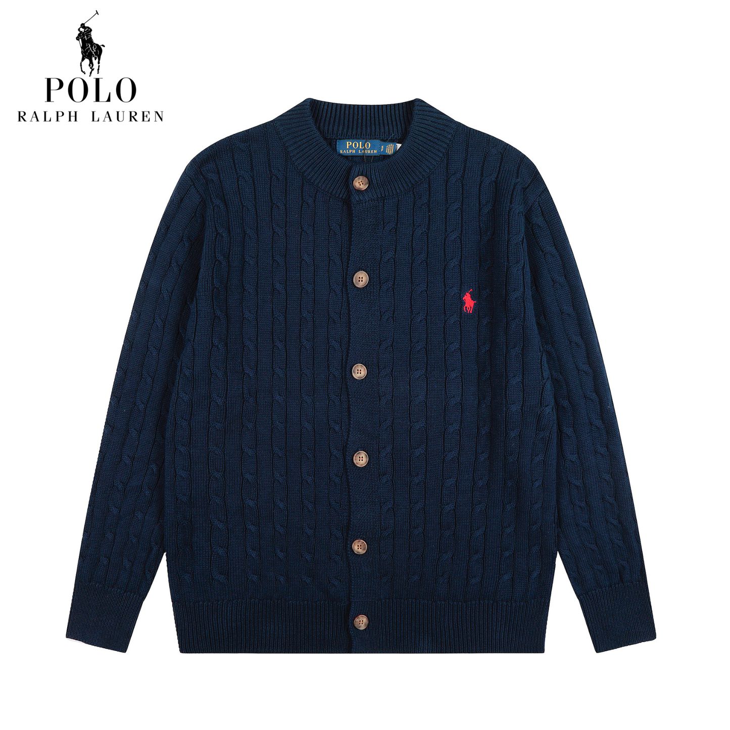 RL - Cable Knit Cardigan