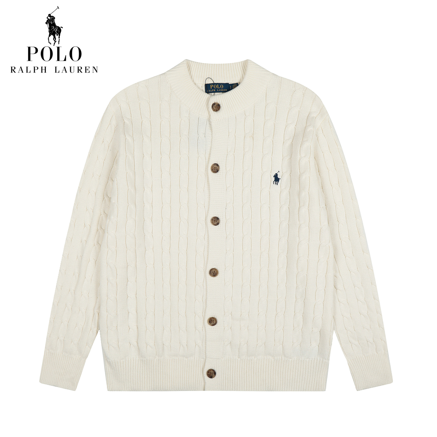 RL - Cable Knit Cardigan
