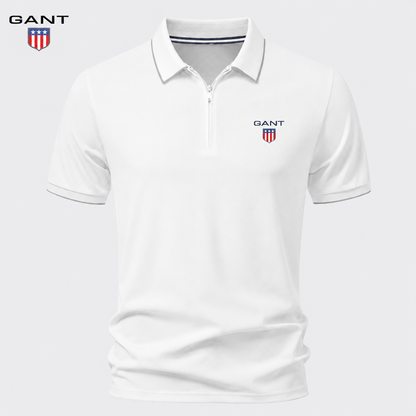 GANT™ - Polo d’Été avec Fermeture Zippée