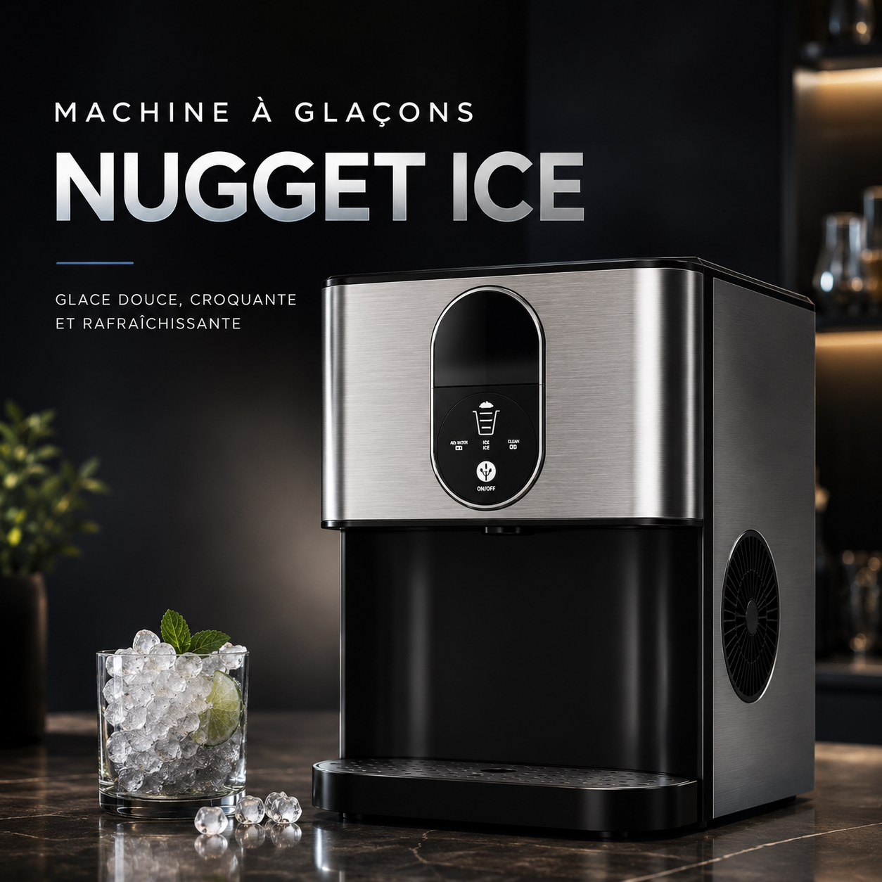 NUGGET ICE™ - Machine à Glaçons Premium