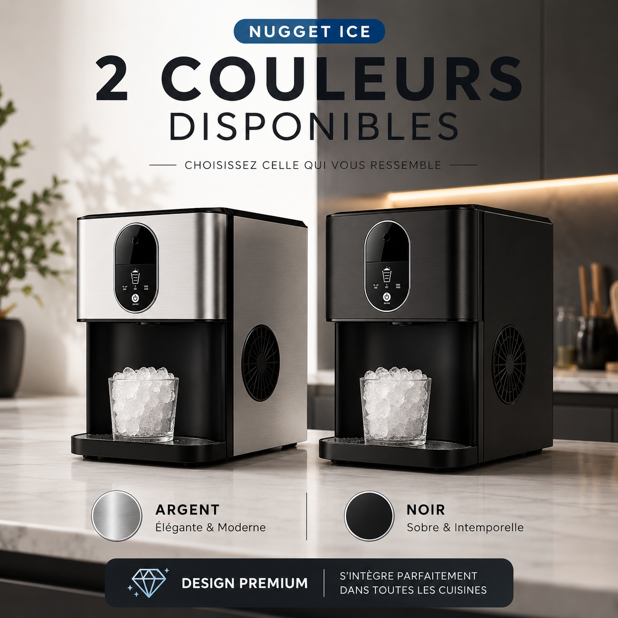 NUGGET ICE™ - Machine à Glaçons Premium