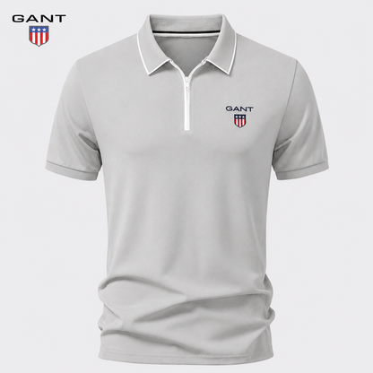 GANT™ - Polo d’Été avec Fermeture Zippée
